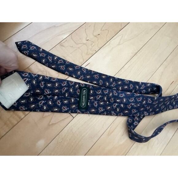 Lot of paisley colorful men's ties from Nordstrom, JW Robinson, XMI and N Martin - Picture 13 of 13